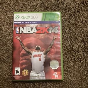 Xbox 360 game nba 2k 14